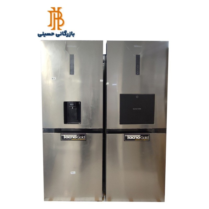 يخچال فريزر دوقلو تاکنو 800-801 استيل